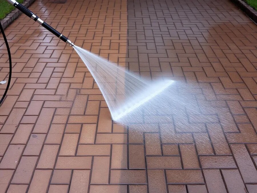 Pressure Washing example 1 - Prime Exterior Maintenance, Perth